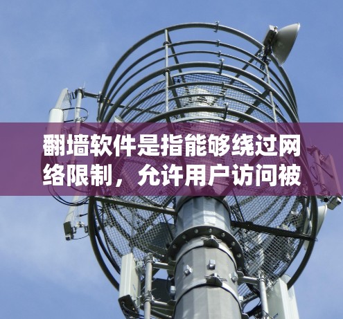 翻墙软件是指能够绕过网络限制，允许用户访问被限制访问的网站或内容的工具。这些软件通过多种技术手段，如VPN、代理服务器、Tor等，来实现其功能。以下是对翻墙软件的详细分类和解释