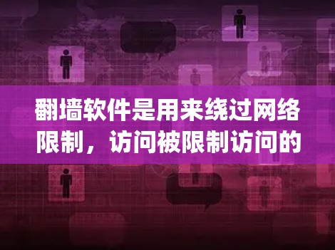 翻墙软件是用来绕过网络限制，访问被限制访问的网站的工具。常见的翻墙软件包括V2Ray、Xray、Shadowsocks等，适用于不同的用户需求。以下是对这些软件的详细介绍