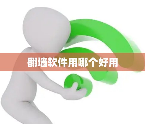 翻墙软件用哪个好用