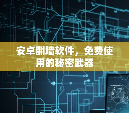 安卓翻墙软件，免费使用的秘密武器