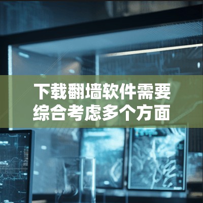 下载翻墙软件需要综合考虑多个方面，以确保合法、安全和有效地使用。以下是详细的步骤和建议
