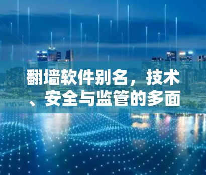 翻墙软件别名，技术、安全与监管的多面度