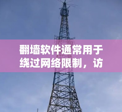 翻墙软件通常用于绕过网络限制，访问被屏蔽或限制访问的网站。手机用户也可以使用类似的翻墙工具，但需要注意以下几点