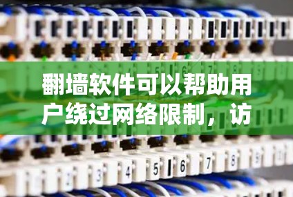 翻墙软件可以帮助用户绕过网络限制,访问被阻挡的内容。以下是关于如何使用翻墙软件的详细指南,假设用户想通过翻墙访问美图软件或网站 翻墙软件可以帮助用户绕过网络限制,访问被阻挡的内容。以下是关于如何使用翻墙软件的详细指南,假设用户想通过翻墙访问美图软件或网站
