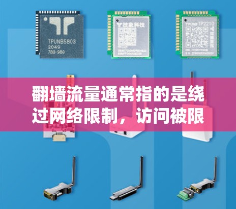 翻墙流量通常指的是绕过网络限制，访问被限制访问的网站或服务。一些常用的翻墙软件或工具包括