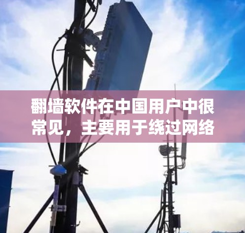 翻墙软件在中国用户中很常见，主要用于绕过网络限制，访问被屏蔽的网站，并保护隐私。以下是几个常见的翻墙软件及其详细介绍