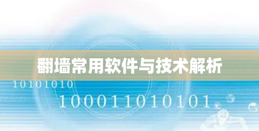 翻墙常用软件与技术解析