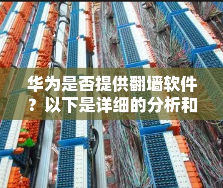 华为是否提供翻墙软件？以下是详细的分析和建议