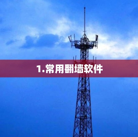 1.常用翻墙软件 1.常用翻墙软件
