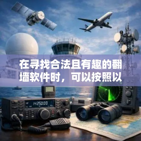 在寻找合法且有趣的翻墙软件时,可以按照以下步骤进行 在寻找合法且有趣的翻墙软件时,可以按照以下步骤进行