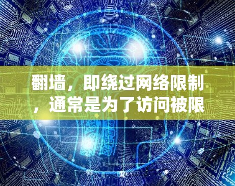 翻墙,即绕过网络限制,通常是为了访问被限制或屏蔽的网站、内容或服务。使用翻墙软件或工具可能会涉及到网络安全和法律问题,因此在使用前需要谨慎考虑 翻墙,即绕过网络限制,通常是为了访问被限制或屏蔽的网站、内容或服务。使用翻墙软件或工具可能会涉及到网络安全和法律问题,因此在使用前需要谨慎考虑