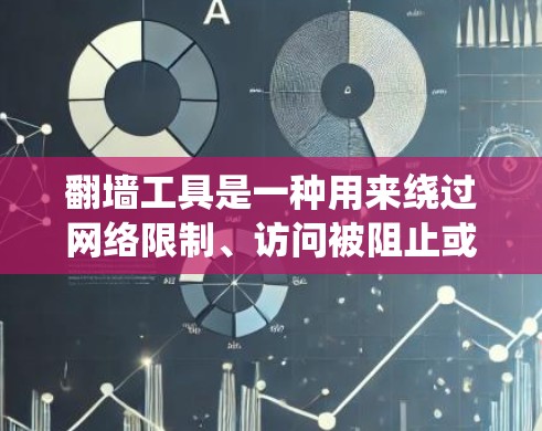 翻墙工具是一种用来绕过网络限制、访问被阻止或限制访问的网站或资源的软件。这些工具通常用于在公司、学校或政府机构设置的防火墙或网络限制下，连接到互联网或访问特定网站。常见的翻墙工具包括