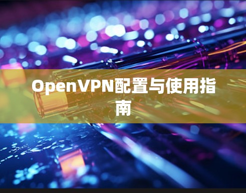 OpenVPN配置与使用指南 OpenVPN配置与使用指南