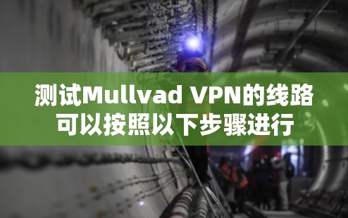 测试Mullvad VPN的线路可以按照以下步骤进行 测试Mullvad VPN的线路可以按照以下步骤进行