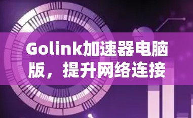 Golink加速器电脑版，提升网络连接效率的智能优化工具