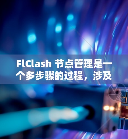 FlClash 节点管理是一个多步骤的过程,涉及部署、监控、配置、安全和高可用性等多个方面。以下是逐步的节点管理指南 FlClash 节点管理是一个多步骤的过程,涉及部署、监控、配置、安全和高可用性等多个方面。以下是逐步的节点管理指南